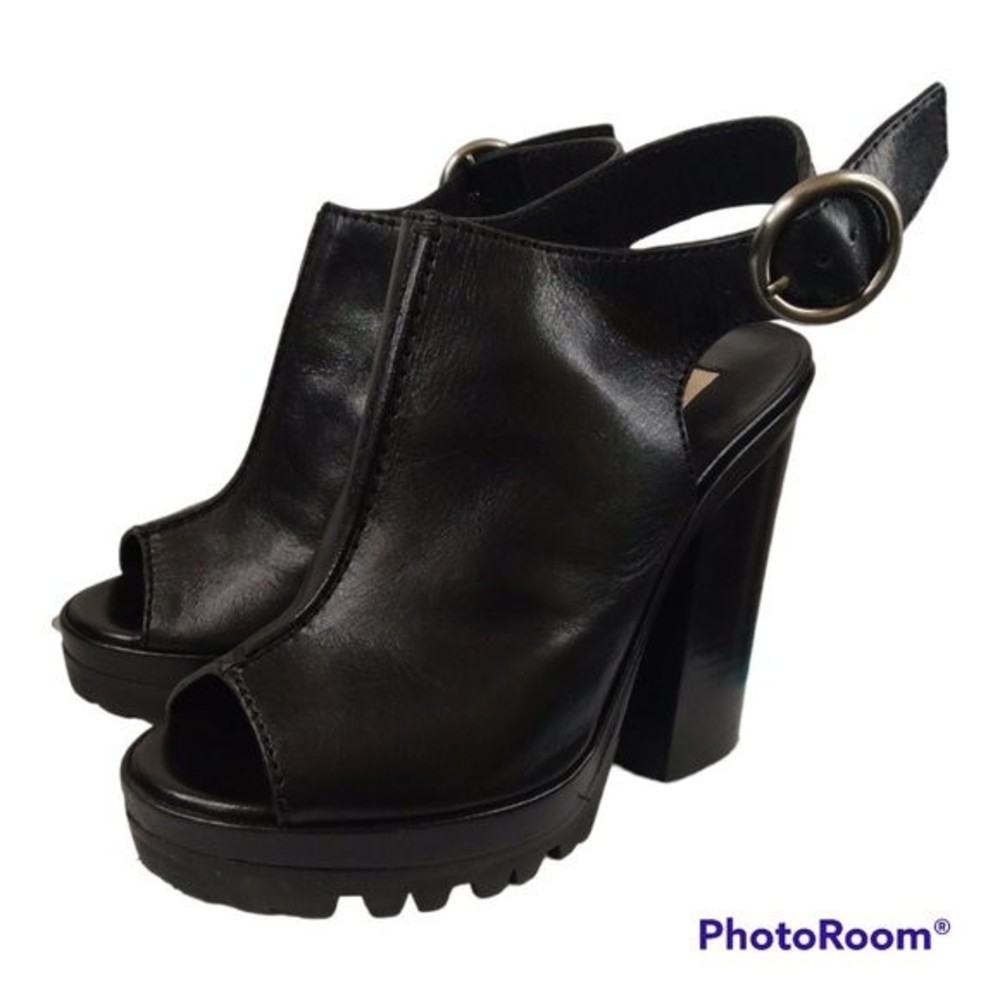 MICHAEL KORS Patras Leather Platform Sandal Size 6